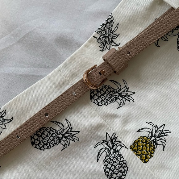 Zara | pineapple shorts with belt, S - Picture 7 of 12